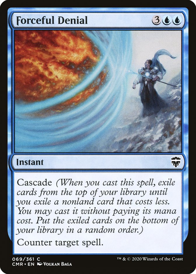 Forceful Denial [Commander Legends] | Deep Dive Games St. Marys
