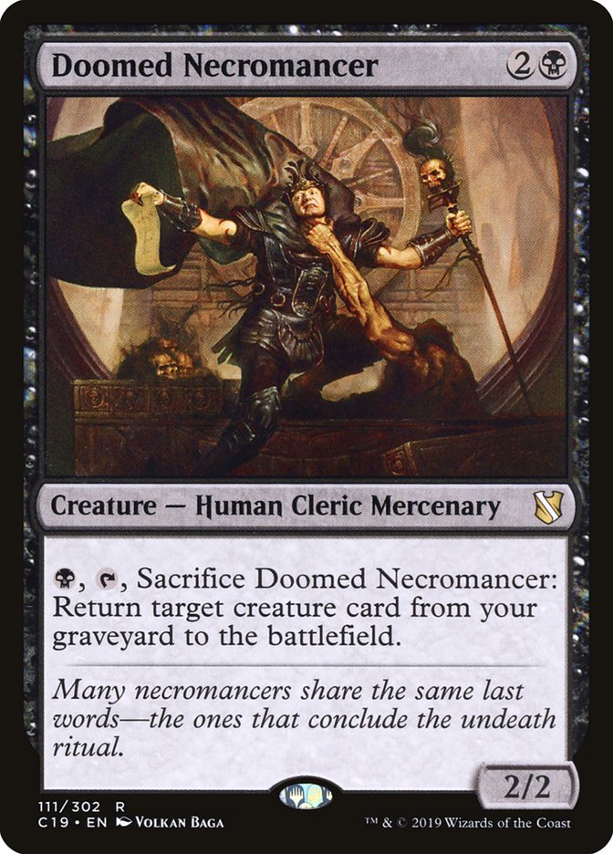 Doomed Necromancer [Commander 2019] | Deep Dive Games St. Marys