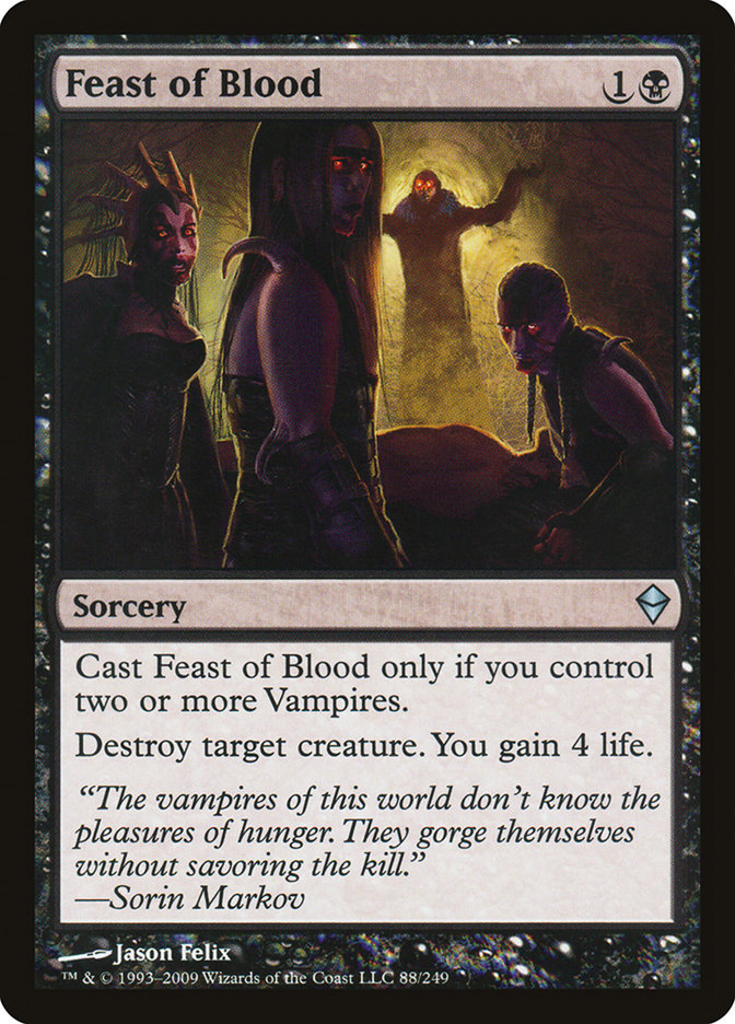 Feast of Blood [Zendikar] | Deep Dive Games St. Marys