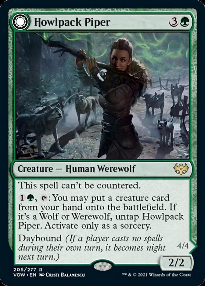 Howlpack Piper // Wildsong Howler [Innistrad: Crimson Vow] | Deep Dive Games St. Marys