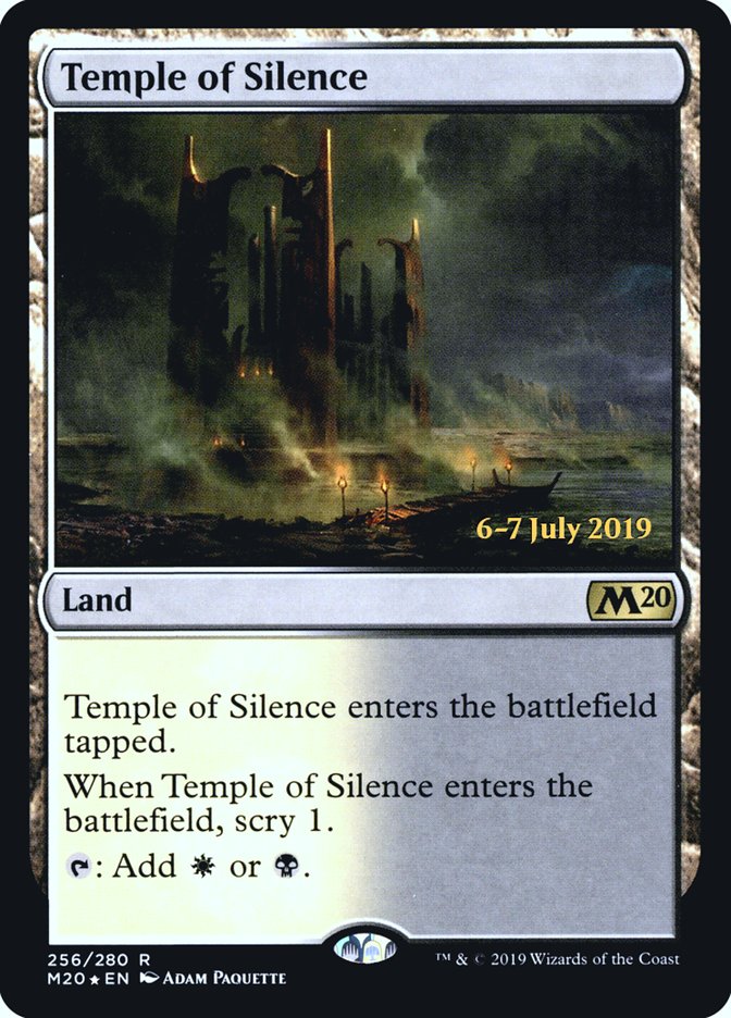 Temple of Silence [Core Set 2020 Prerelease Promos] | Deep Dive Games St. Marys