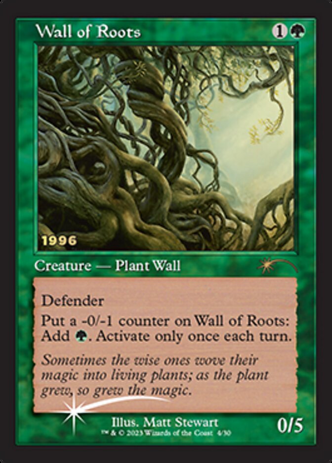 Wall of Roots [30th Anniversary Promos] | Deep Dive Games St. Marys