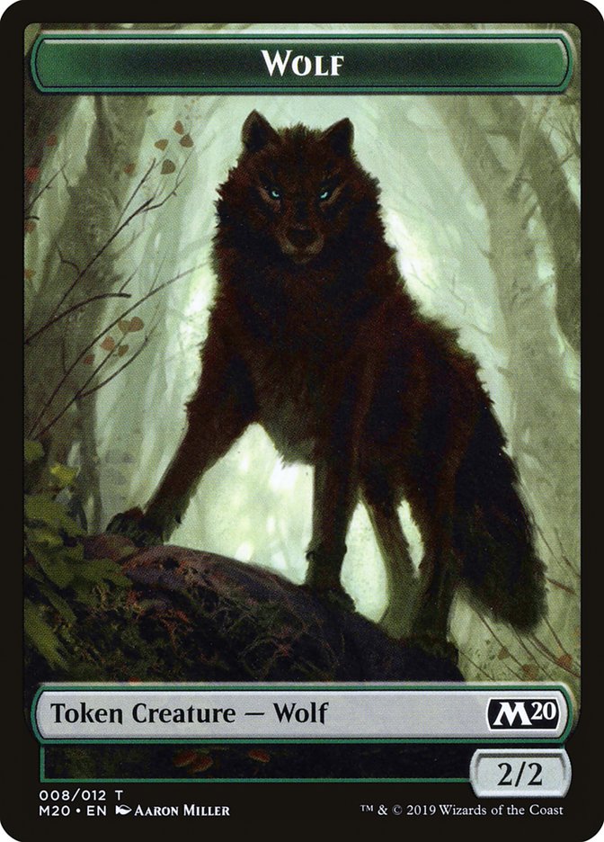 Zombie // Wolf Double-Sided Token [Game Night 2019 Tokens] | Deep Dive Games St. Marys