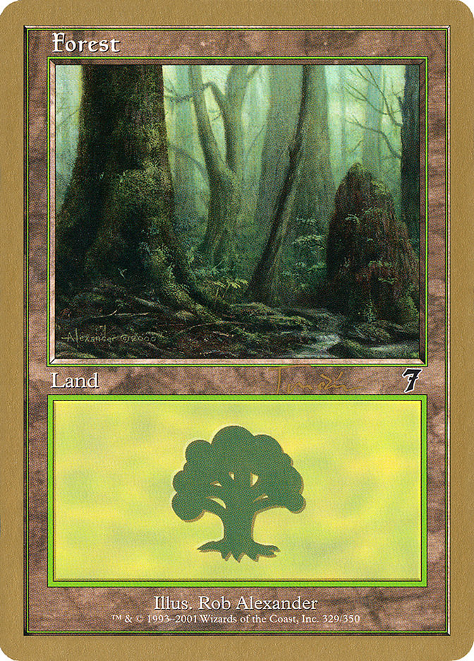 Forest (jt329) (Jan Tomcani) [World Championship Decks 2001] | Deep Dive Games St. Marys