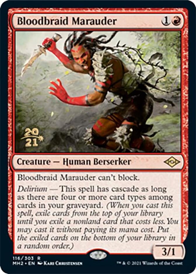 Bloodbraid Marauder [Modern Horizons 2 Prerelease Promos] | Deep Dive Games St. Marys