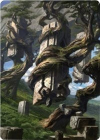 Forest 2 Art Card [Zendikar Rising Art Series] | Deep Dive Games St. Marys