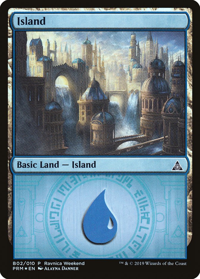 Island (B02) [Ravnica Allegiance Guild Kit] | Deep Dive Games St. Marys