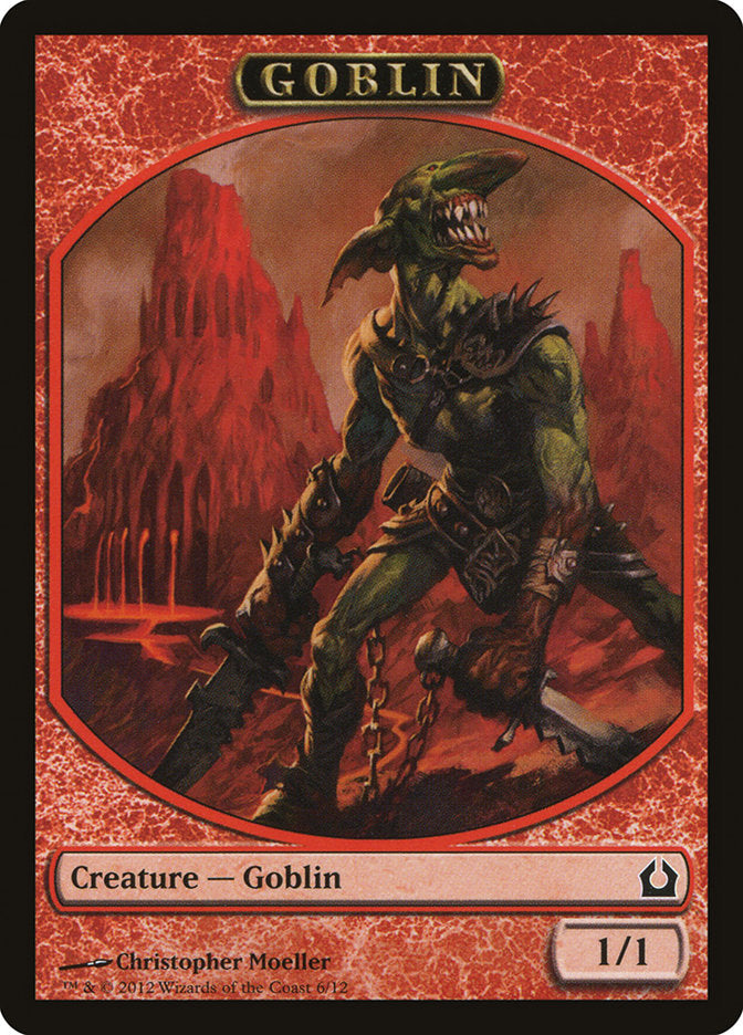 Goblin Token [Return to Ravnica Tokens] | Deep Dive Games St. Marys