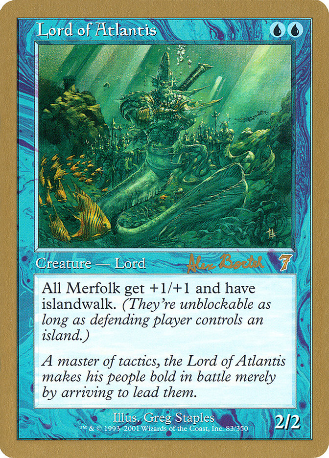 Lord of Atlantis (Alex Borteh) [World Championship Decks 2001] | Deep Dive Games St. Marys