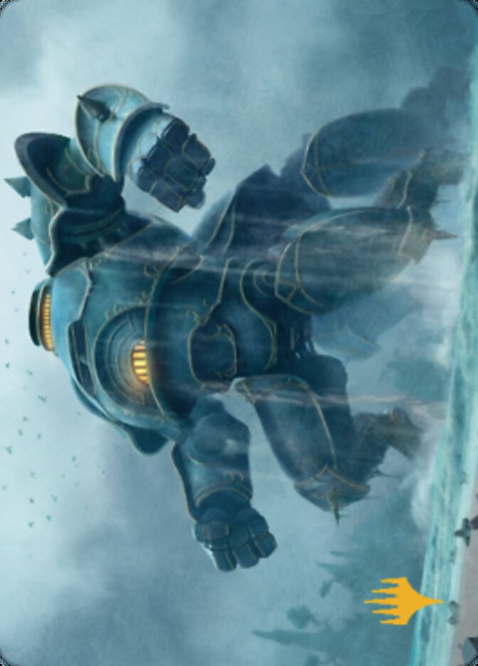 Depth Charge Colossus Art Card (Gold-Stamped Planeswalker Symbol) [The Brothers' War Art Series] | Deep Dive Games St. Marys