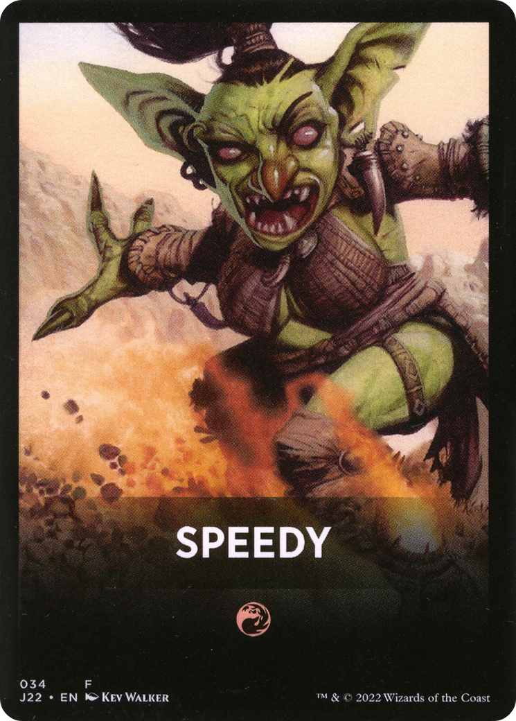 Speedy Theme Card [Jumpstart 2022 Front Cards] | Deep Dive Games St. Marys