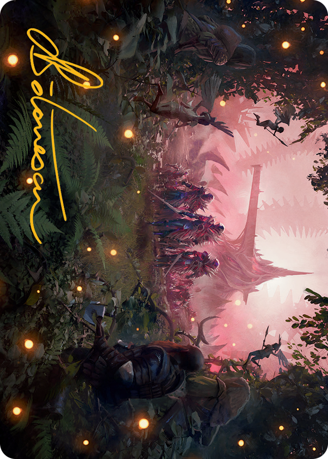 Invasion of Eldraine Art Card (Gold-Stamped Signature) [March of the Machine Art Series] | Deep Dive Games St. Marys