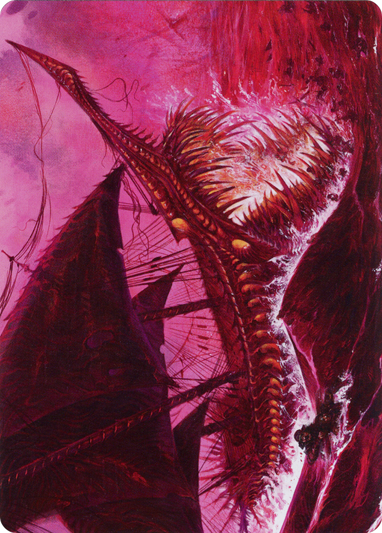 Marauding Dreadship Art Card [March of the Machine Art Series] | Deep Dive Games St. Marys