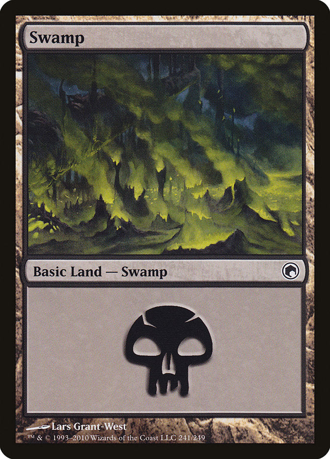 Swamp (241) [Scars of Mirrodin] | Deep Dive Games St. Marys