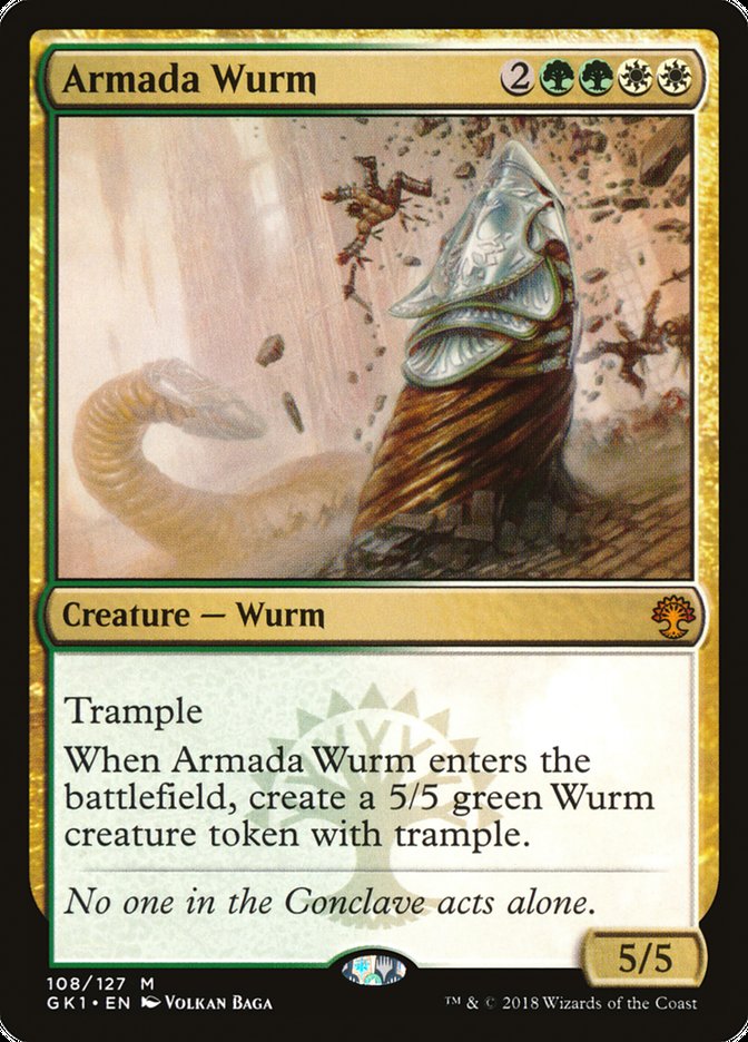 Armada Wurm [Guilds of Ravnica Guild Kit] | Deep Dive Games St. Marys