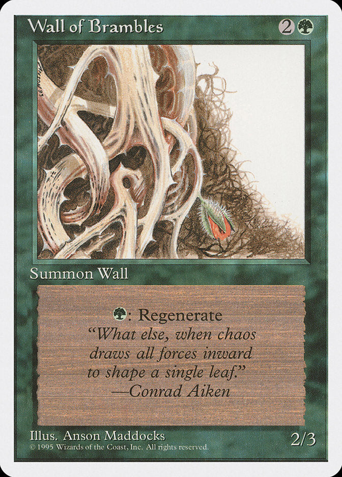 Wall of Brambles [Fourth Edition] | Deep Dive Games St. Marys