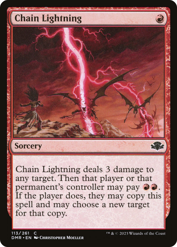 Chain Lightning [Dominaria Remastered] | Deep Dive Games St. Marys