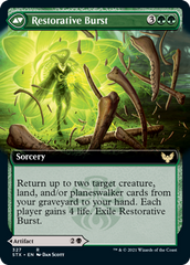 Pestilent Cauldron // Restorative Burst (Extended Art) [Strixhaven: School of Mages] | Deep Dive Games St. Marys