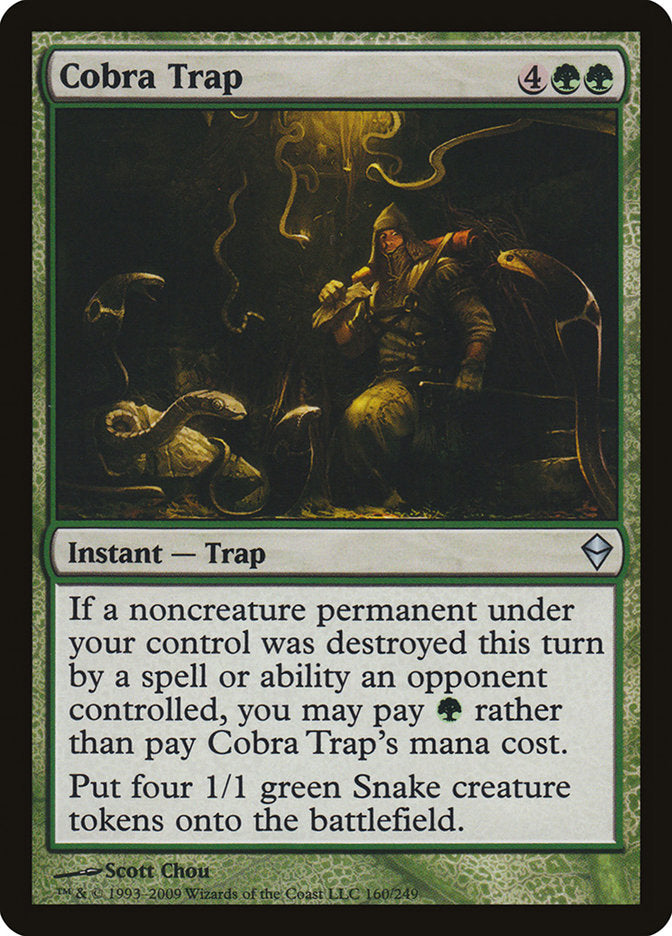 Cobra Trap [Zendikar] | Deep Dive Games St. Marys