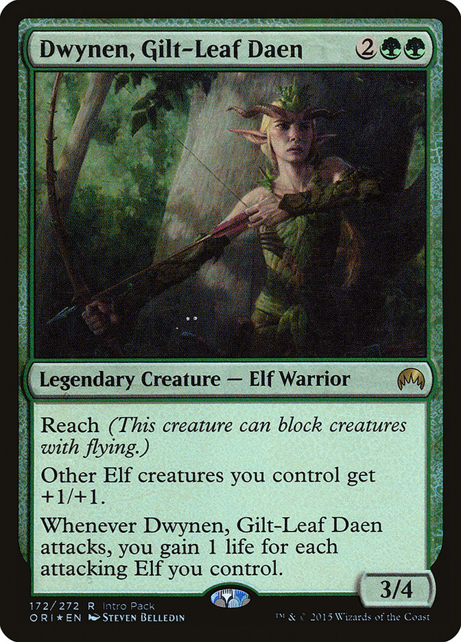 Dwynen, Gilt-Leaf Daen [Magic Origins Promos] | Deep Dive Games St. Marys