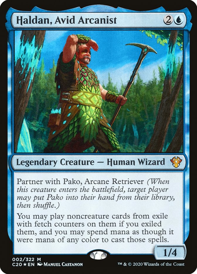 Haldan, Avid Arcanist [Commander 2020] | Deep Dive Games St. Marys