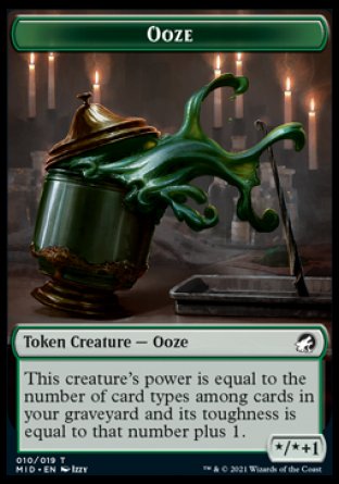 Ooze Token [Innistrad: Midnight Hunt Tokens] | Deep Dive Games St. Marys