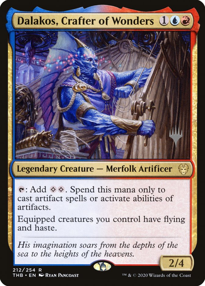 Dalakos, Crafter of Wonders (Promo Pack) [Theros Beyond Death Promos] | Deep Dive Games St. Marys