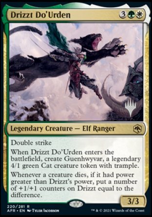 Drizzt Do'Urden (Promo Pack) [Dungeons & Dragons: Adventures in the Forgotten Realms Promos] | Deep Dive Games St. Marys