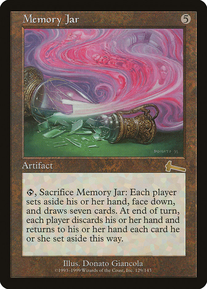 Memory Jar [Urza's Legacy] | Deep Dive Games St. Marys