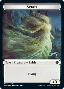 Cat Bird // Spirit Double-Sided Token [Starter Commander Decks] | Deep Dive Games St. Marys