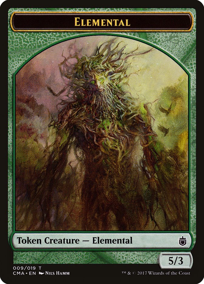 Elemental Token [Commander Anthology Tokens] | Deep Dive Games St. Marys