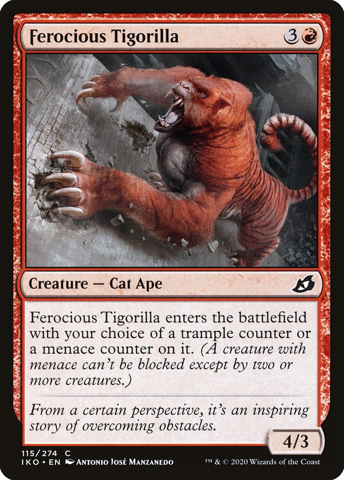 Ferocious Tigorilla [Ikoria: Lair of Behemoths] | Deep Dive Games St. Marys