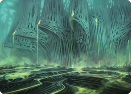 Swamp Art Card [Phyrexia: All Will Be One Art Series] | Deep Dive Games St. Marys