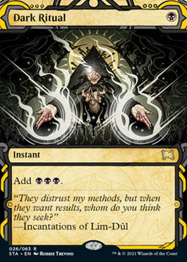 Dark Ritual (Foil Etched) [Strixhaven: School of Mages Mystical Archive] | Deep Dive Games St. Marys