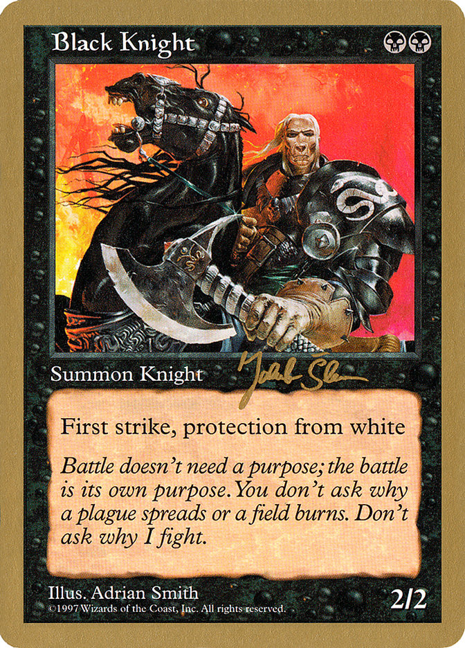 Black Knight (Jakub Slemr) [World Championship Decks 1997] | Deep Dive Games St. Marys