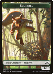 Demon // Squirrel Double-Sided Token [Double Masters Tokens] | Deep Dive Games St. Marys