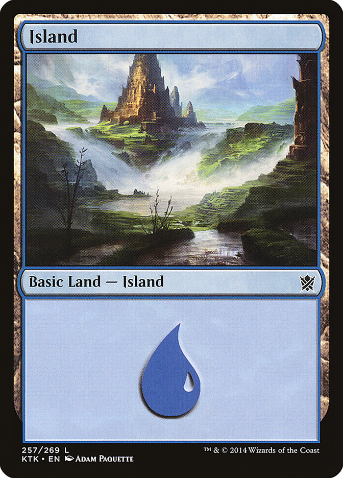 Island (257) [Khans of Tarkir] | Deep Dive Games St. Marys