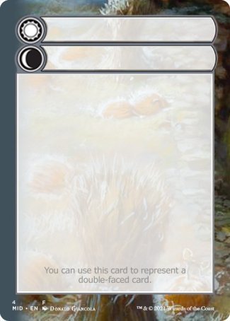 Helper Card (4/9) [Innistrad: Midnight Hunt Tokens] | Deep Dive Games St. Marys