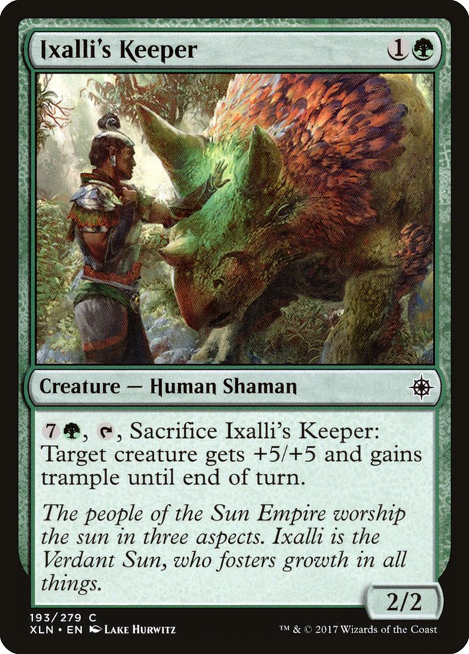 Ixalli's Keeper [Ixalan] | Deep Dive Games St. Marys