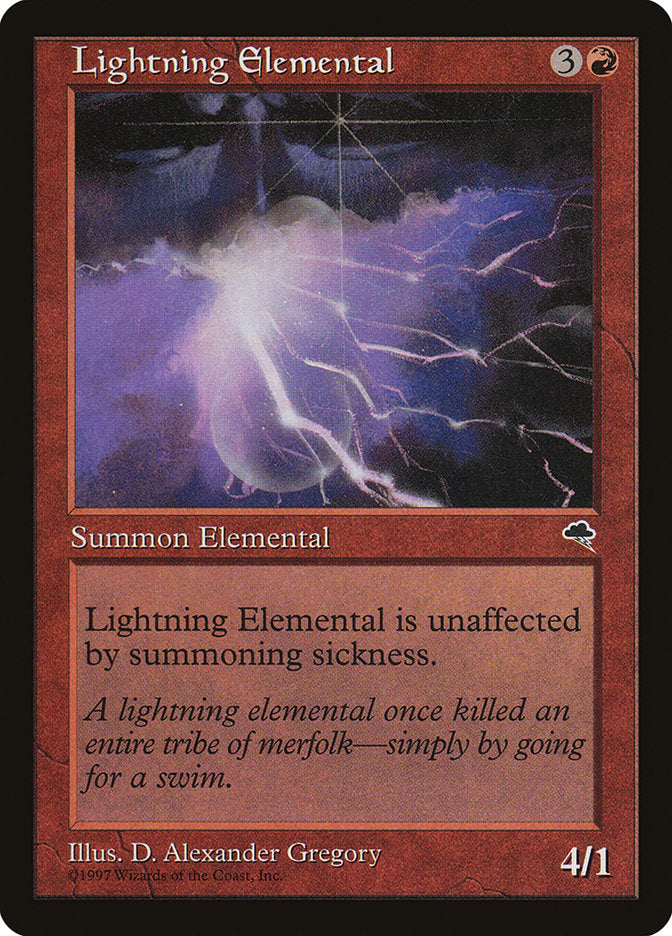 Lightning Elemental [Tempest] | Deep Dive Games St. Marys