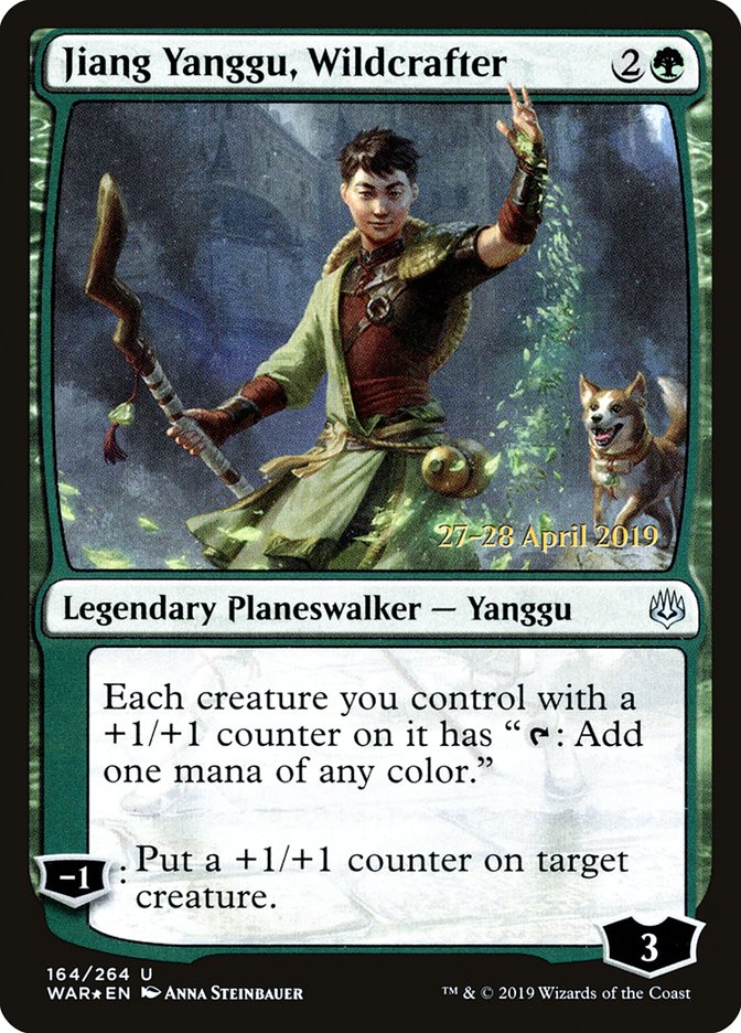 Jiang Yanggu, Wildcrafter [War of the Spark Prerelease Promos] | Deep Dive Games St. Marys