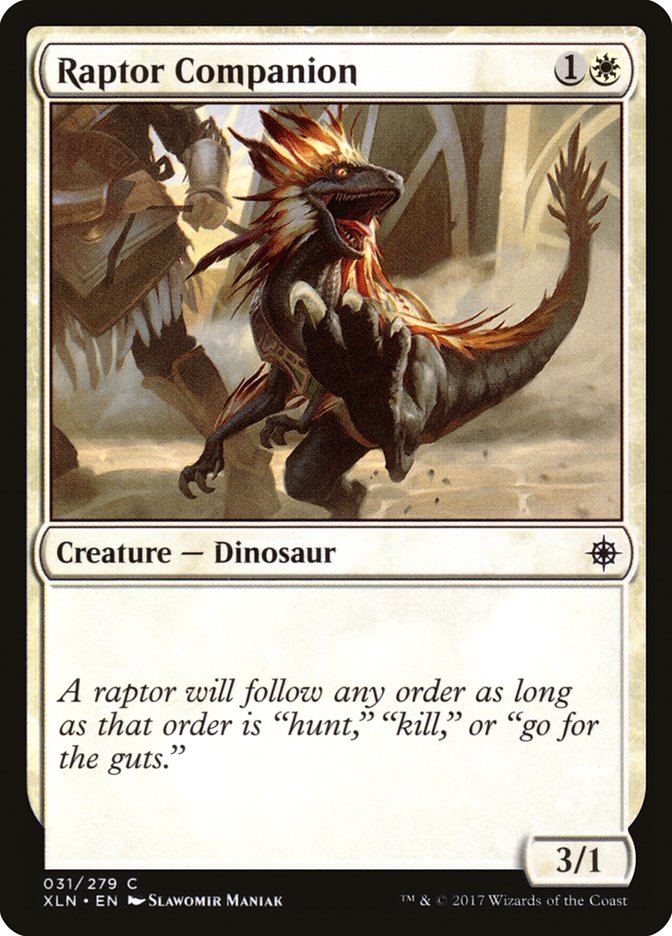 Raptor Companion [Ixalan] | Deep Dive Games St. Marys