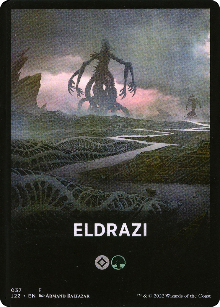 Eldrazi Theme Card [Jumpstart 2022 Front Cards] | Deep Dive Games St. Marys