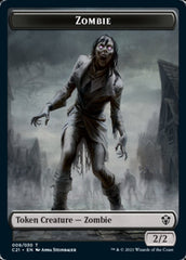 Zombie // Spirit Double-Sided Token [Commander 2021 Tokens] | Deep Dive Games St. Marys