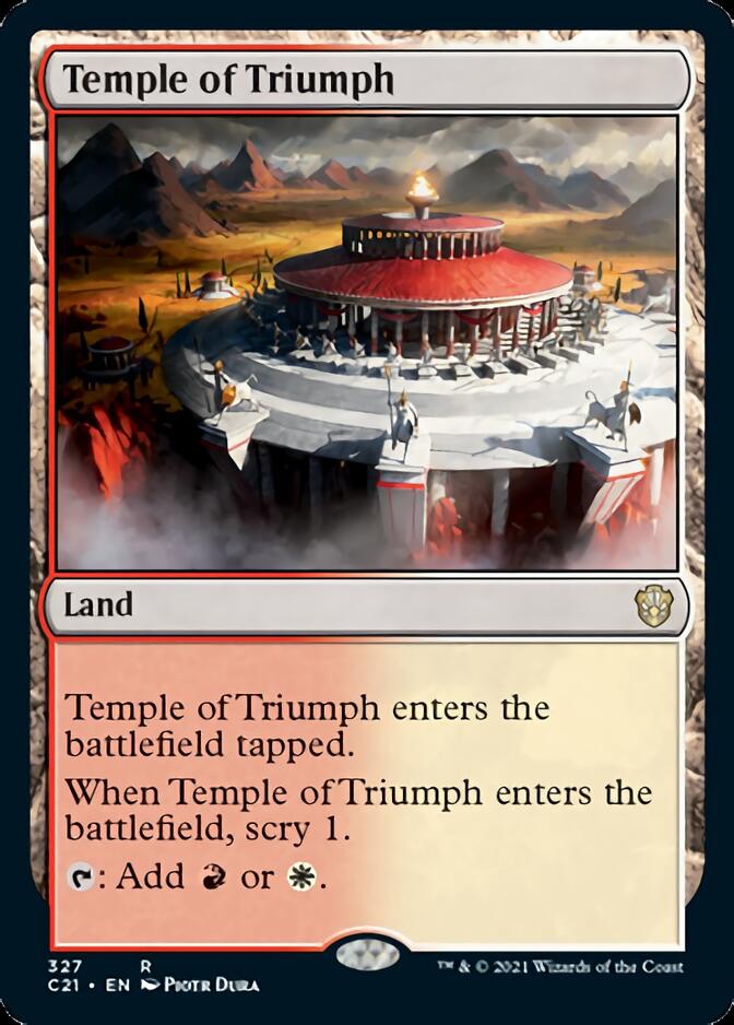 Temple of Triumph [Commander 2021] | Deep Dive Games St. Marys