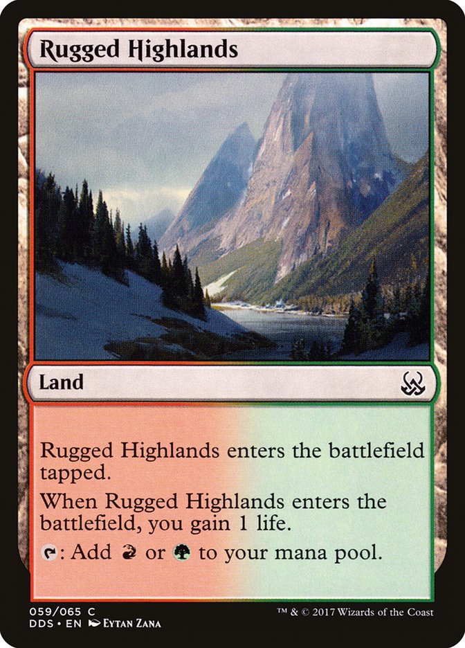 Rugged Highlands [Duel Decks: Mind vs. Might] | Deep Dive Games St. Marys