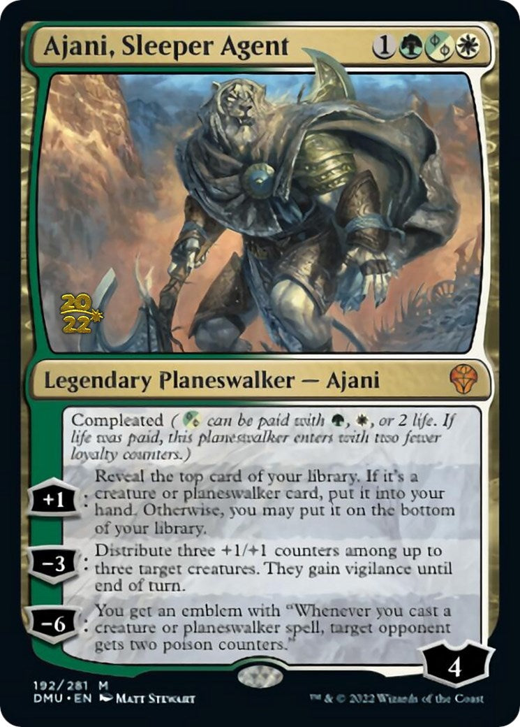 Ajani, Sleeper Agent [Dominaria United Prerelease Promos] | Deep Dive Games St. Marys