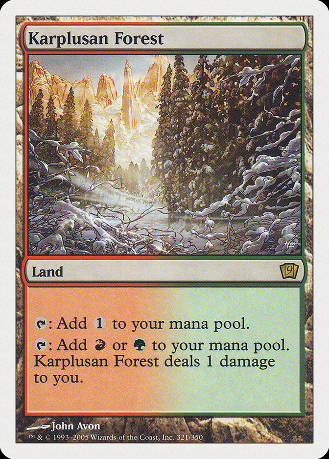 Karplusan Forest [Ninth Edition] | Deep Dive Games St. Marys