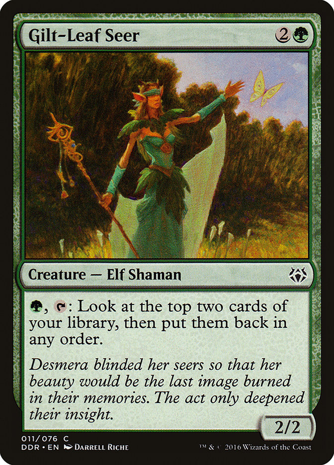 Gilt-Leaf Seer [Duel Decks: Nissa vs. Ob Nixilis] | Deep Dive Games St. Marys