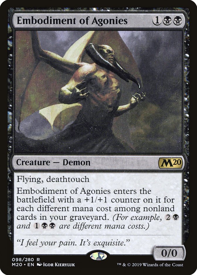 Embodiment of Agonies [Core Set 2020] | Deep Dive Games St. Marys